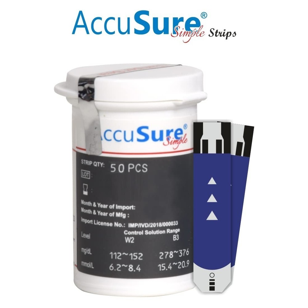 Blood Glucose Test 25 Strips For Glucometer Machine @VI