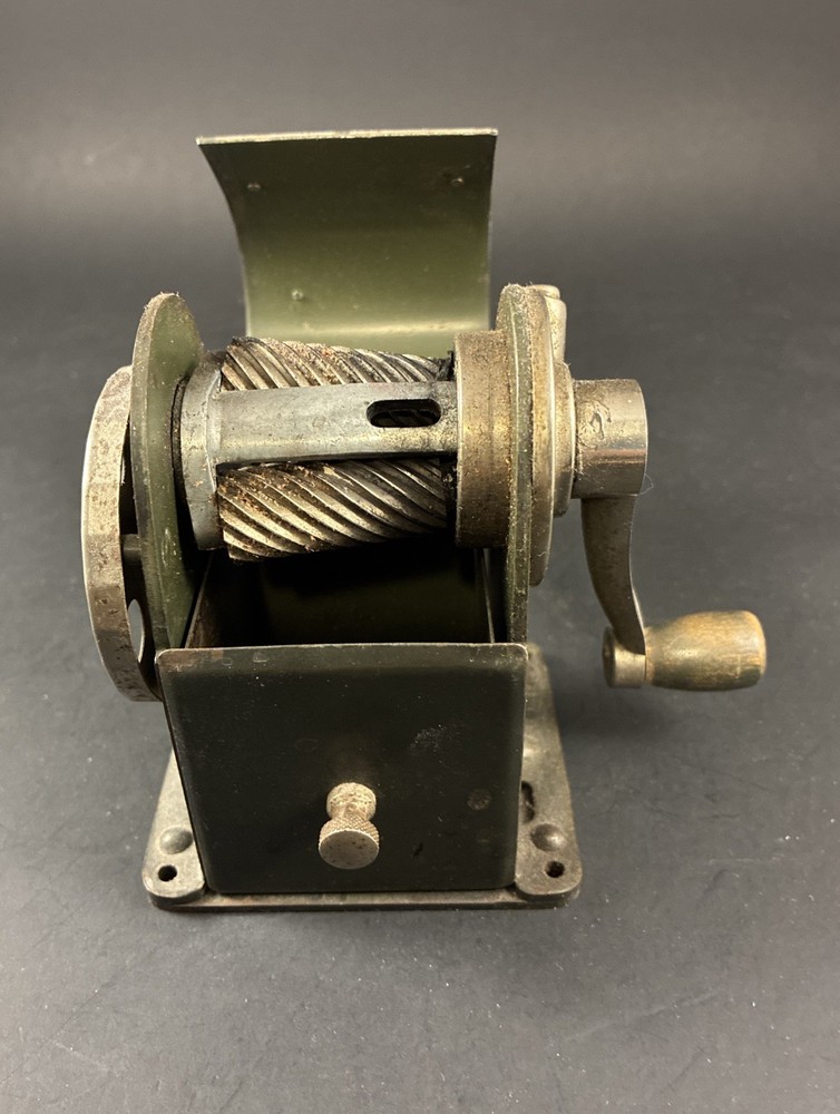 Antique 1920s "WIZARD" Automatic Pencil Sharpener Heavy Metal