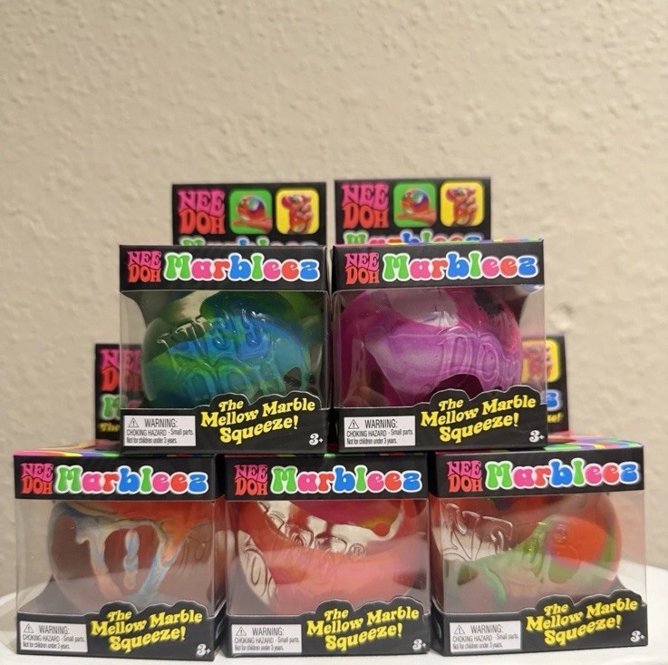 NeeDoh Super Marbles Marbleez Stress Ball [1 RANDOM Color!]