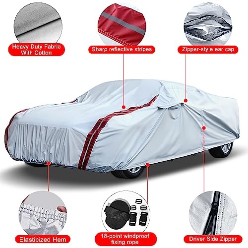 Waterproof Car Covers Replace for 2020–2025 Corvette C8, 6 Layers Corvete C8