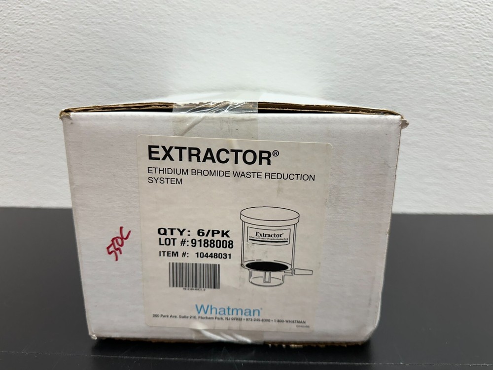 Whatmon Extractor REF 10448031 Ethidium Bromide Waste Reduction System