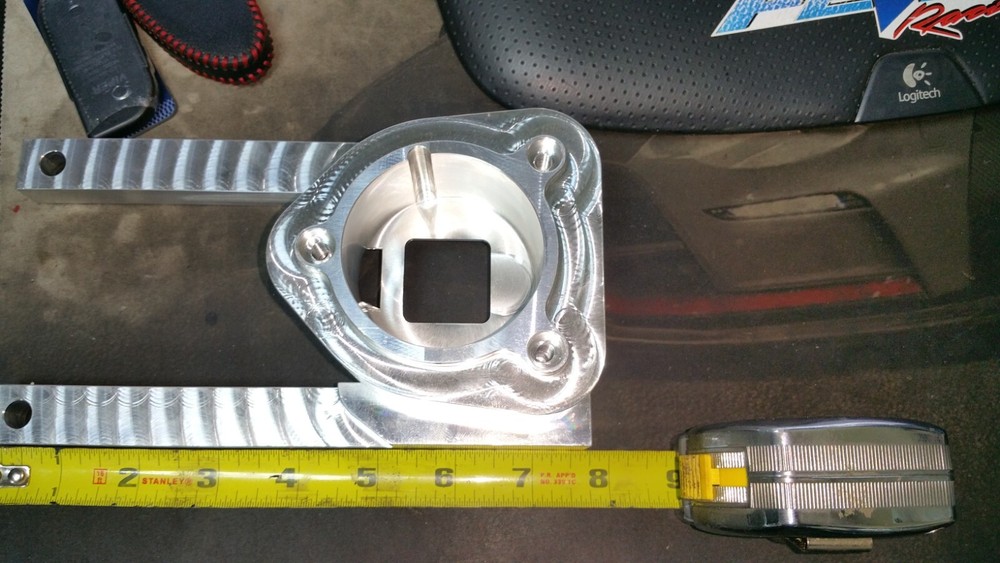 VQ35DE 6-spd transmission shifter relocation bracket