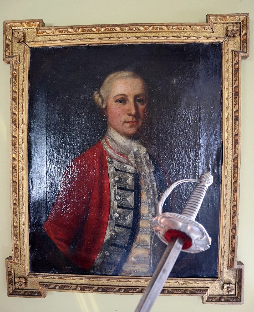 REVOLUTIONARY WAR BRITISH SILVER HILT SMALL SWORD HALLMARKED CIRCA 1770