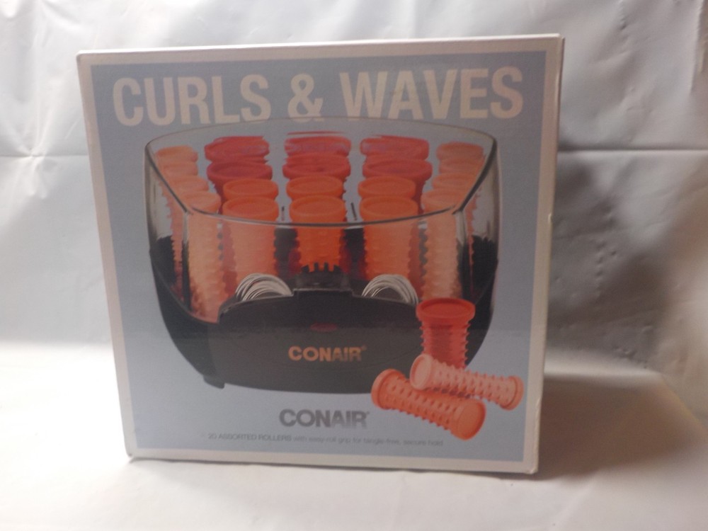 Conair Compact Multi-Size Hot Rollers, Coral pink