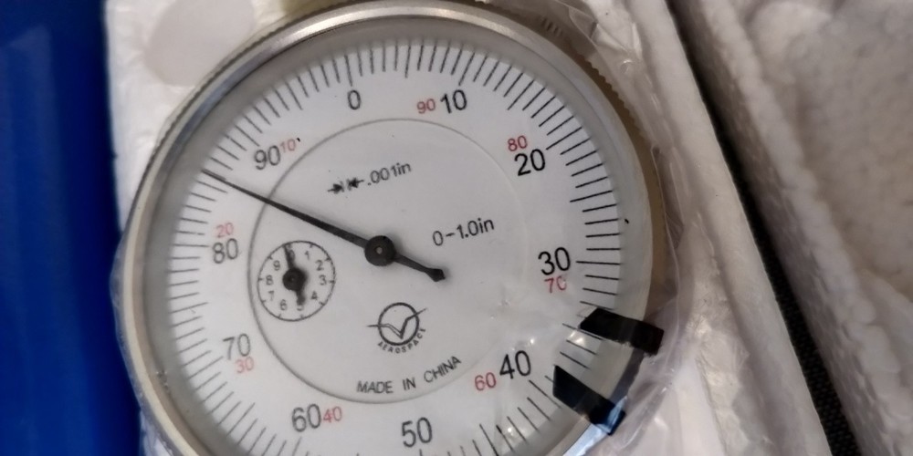 Aerospace Dial Indicator 1.00" Range .001" Graduation