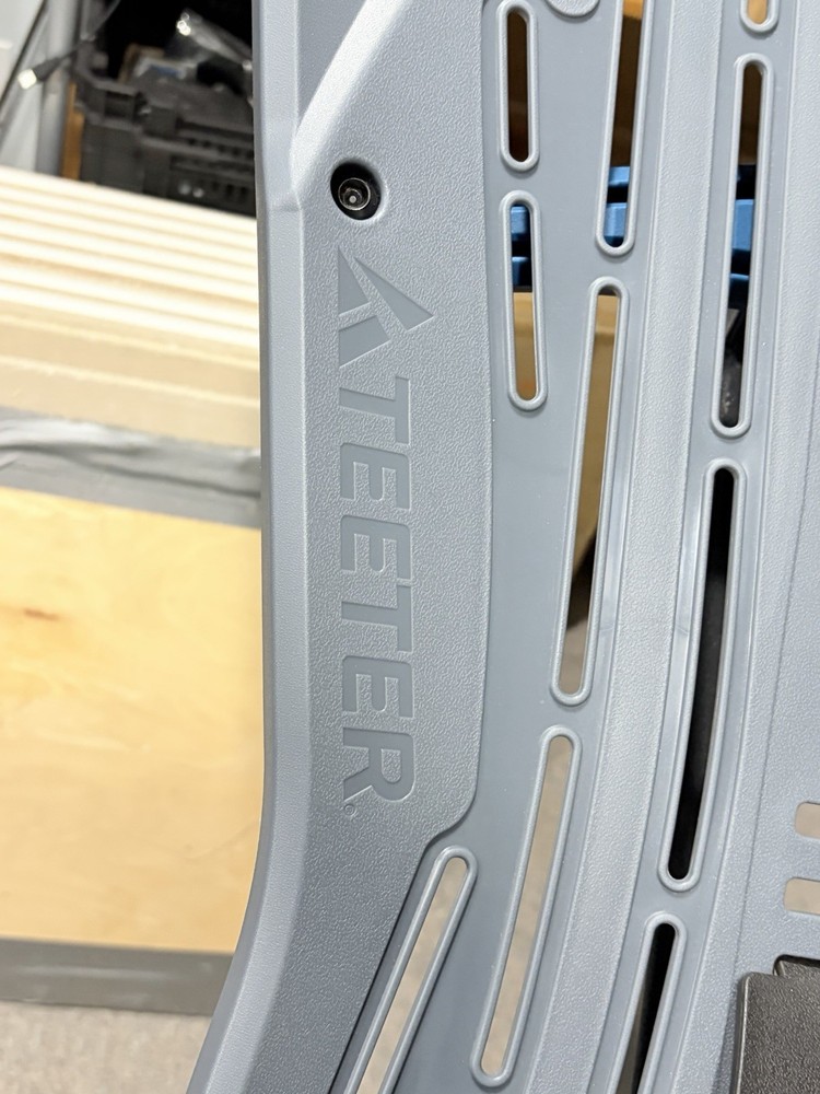 Teeter Adjustable Incline Foldable Inversion Table Gray/Black for Back Gym Use