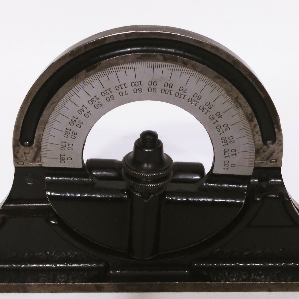 Vintage Protractor Head with Level