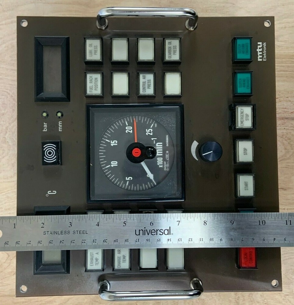 MTU 5105305186, Control Panel