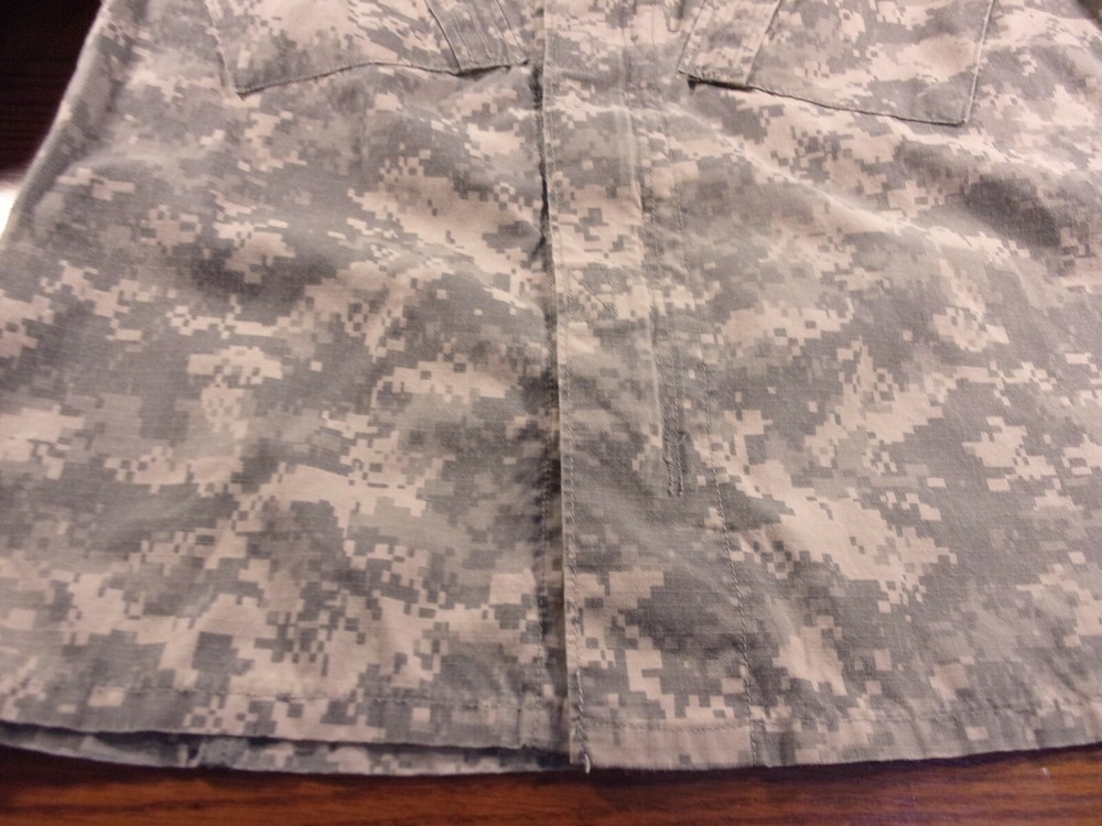 SPECIAL FORCES SELECTION UNIFORM W/ WHITE STUDENT ROSTER TAG ACU JACKET MEDIUM