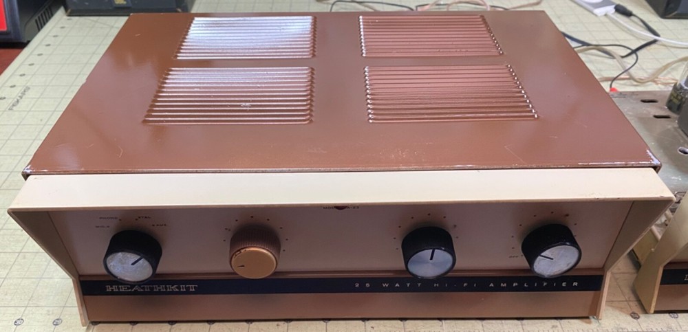 Nice Pair of Heathkit AA-23 Integrated Mono Blocks 7591 Push Pull Serviced