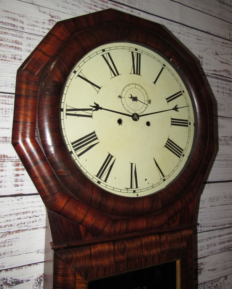 Antique Seth Thomas "Regulator No. 1 Extra" Weights Driven Regulator Wall Clock