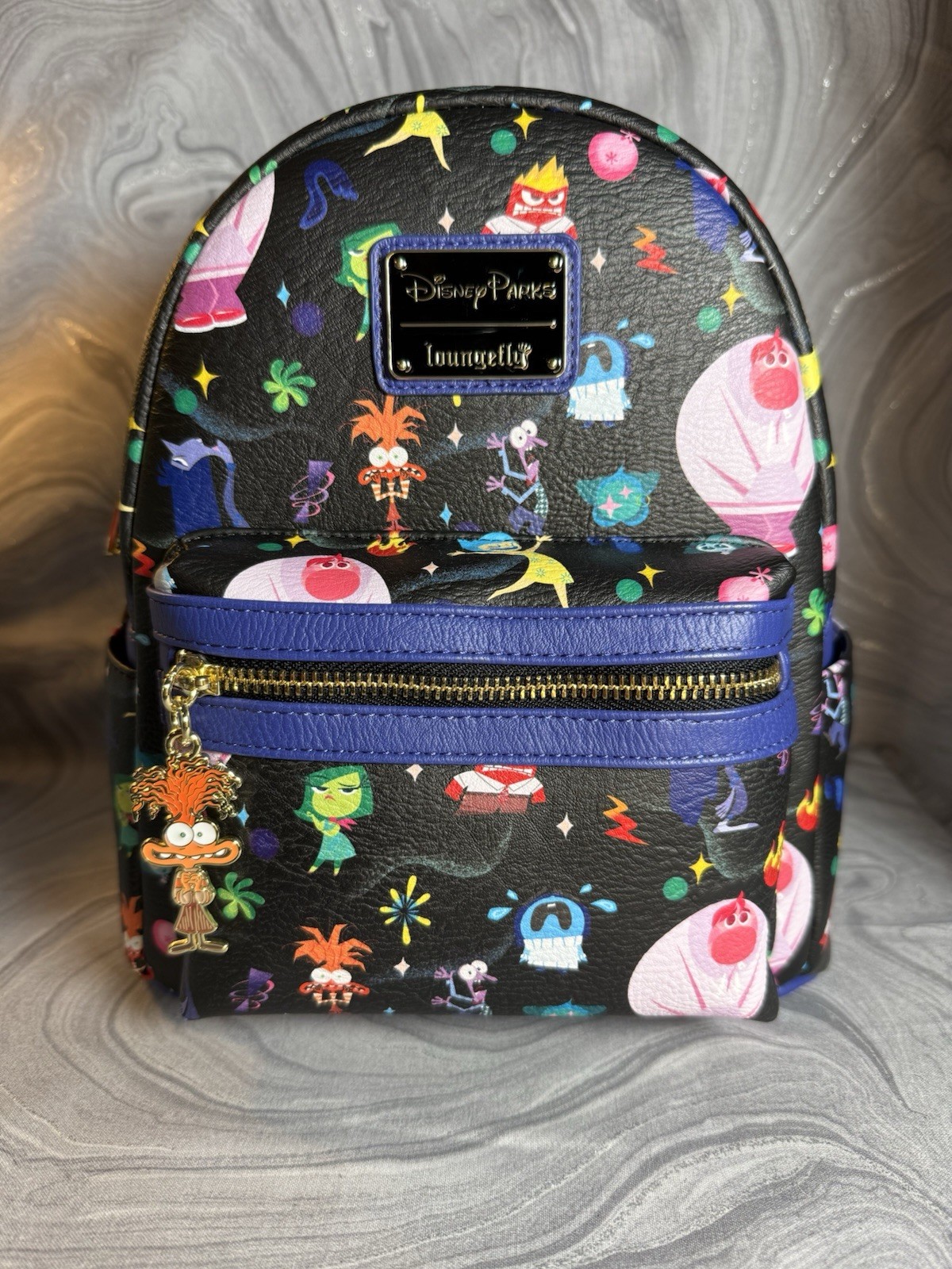 Disney Parks 2025 Pixar Inside Out 2 Backpack Bag Loungefly New