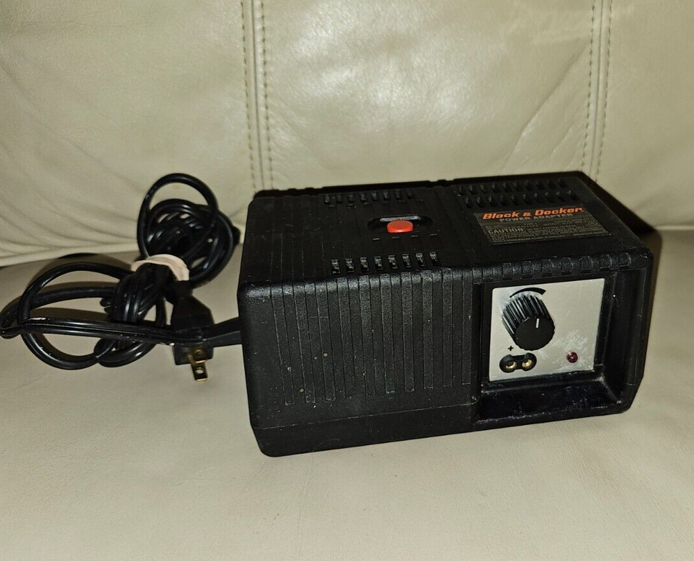 Vintage Black and Decker Precision Tool Workshop Variable Power Adapter 9821
