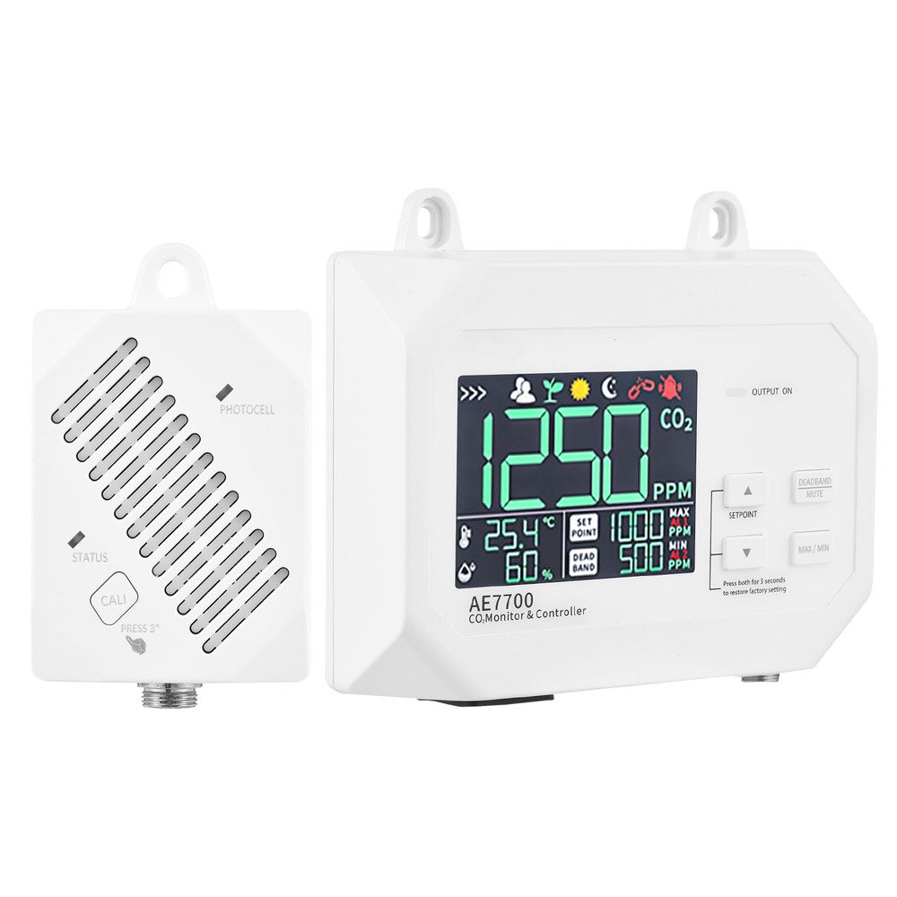 CO2 Monitor & Controller CO2 Concentration Tester Controller 0~9999ppm KHFA