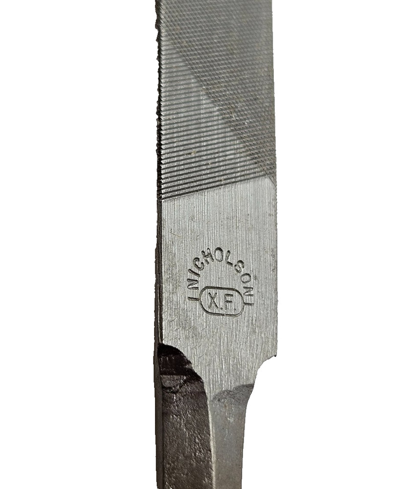 6" Triangular File Nicholson 3-Square 41498 #2 Double Cut Medium Swiss Pattern