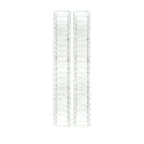 Creative 1-Inch White Binding Wire - Ideal for Crafts & Book Projects (2 Pack)
