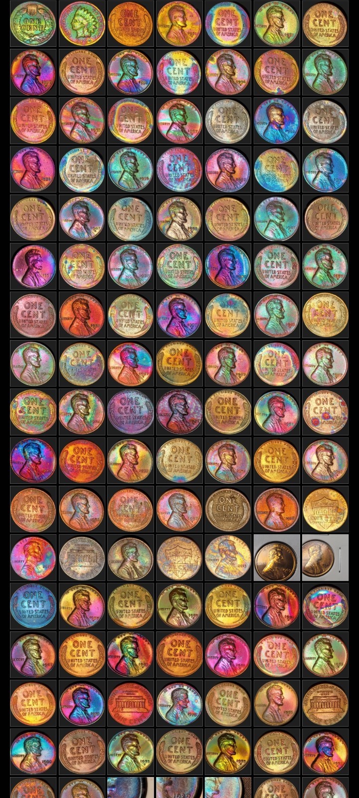 Rainbow🌈Toned Penny Easter Egg Fillers - Cancer Fund Raiser