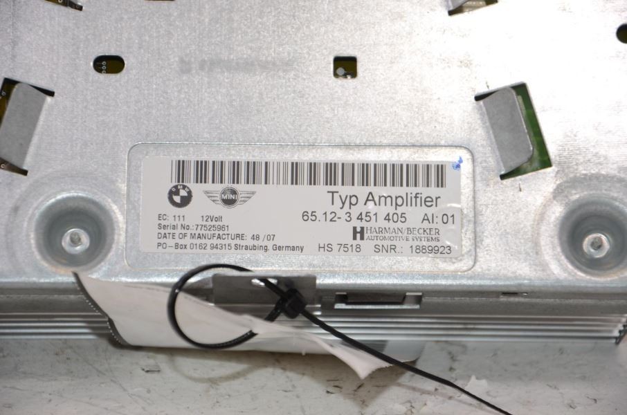 2007 2008 2009 MINI COOPER HT Audio Music Sound AMPLIFIER HiFi System     786683