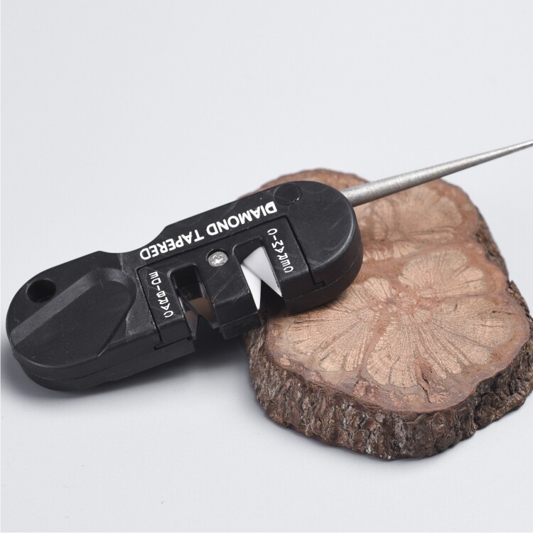 EDC Outdoor ABS Plastic Tungsten Steel Sharpener Diamond Sharpener Multi Tool