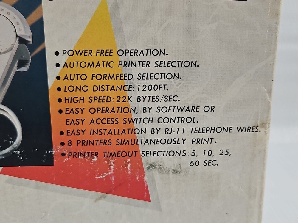 AS-248 FLASH-NET Automatic Printer Sharing Network for 24 Computers 8 Printers