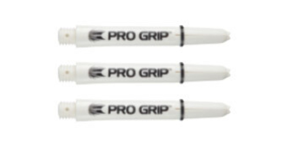 Target Pro Grip Polycarbonate Shafts - White Short Plus