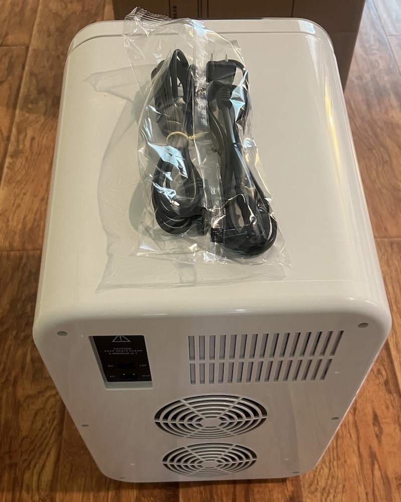 Cooluli Mini Fridge 20 Liter with Temperature Control White