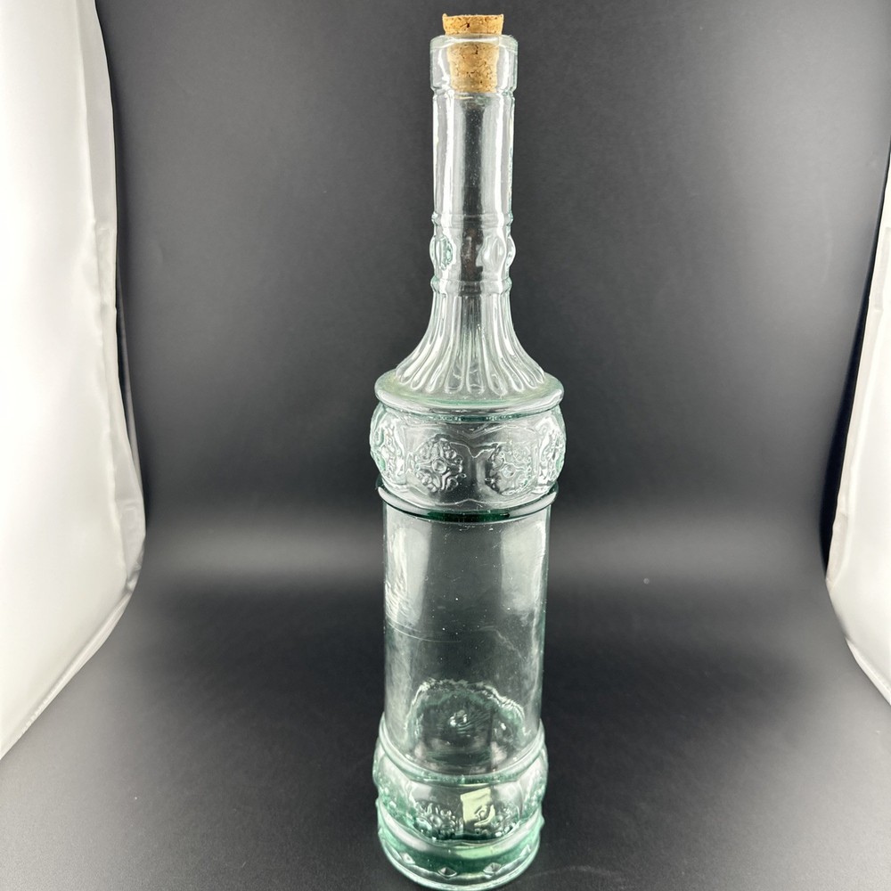 Art Deco Scroll Bottle 13" - Decor Display - Wine Bottle - Spain