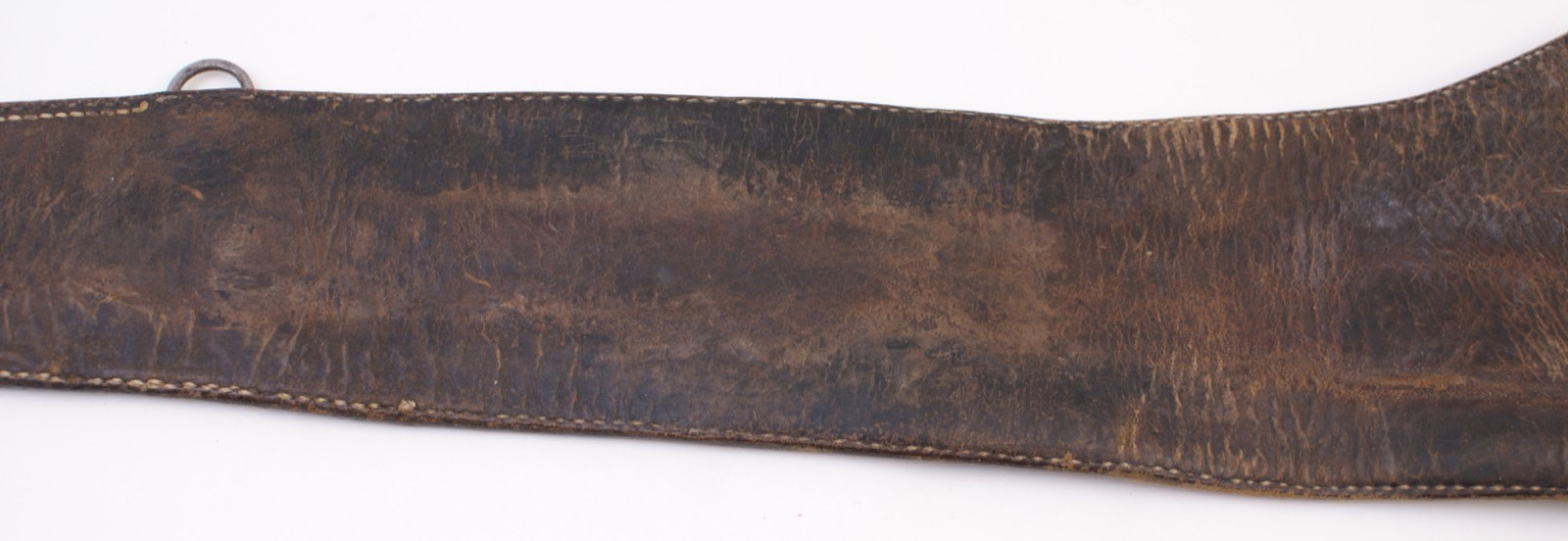 ANTIQUE LEATHER RIFLE or SHOTGUN CASE - ORIGINAL