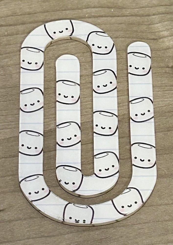 NEW Marshmallow Studio Jumbo Paper Clip MMS
