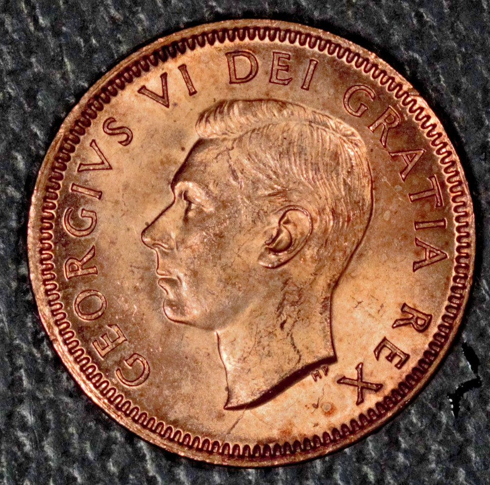 1949 Canada One Cent, Choice BU