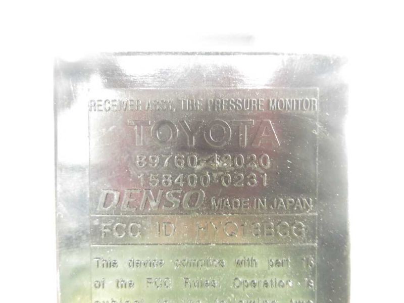 06-07 TOYOTA RAV 4 TIRE PRESSURE COMPUTER MODULE ECM ASSEMBLY
