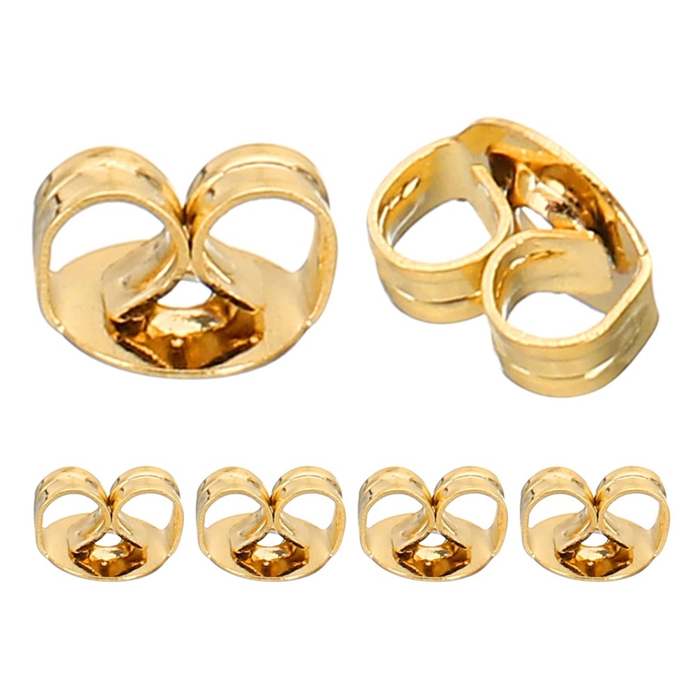 PATIKIL 6 Pcs Earring Backs, 14K Gold Locking Backs Replacements