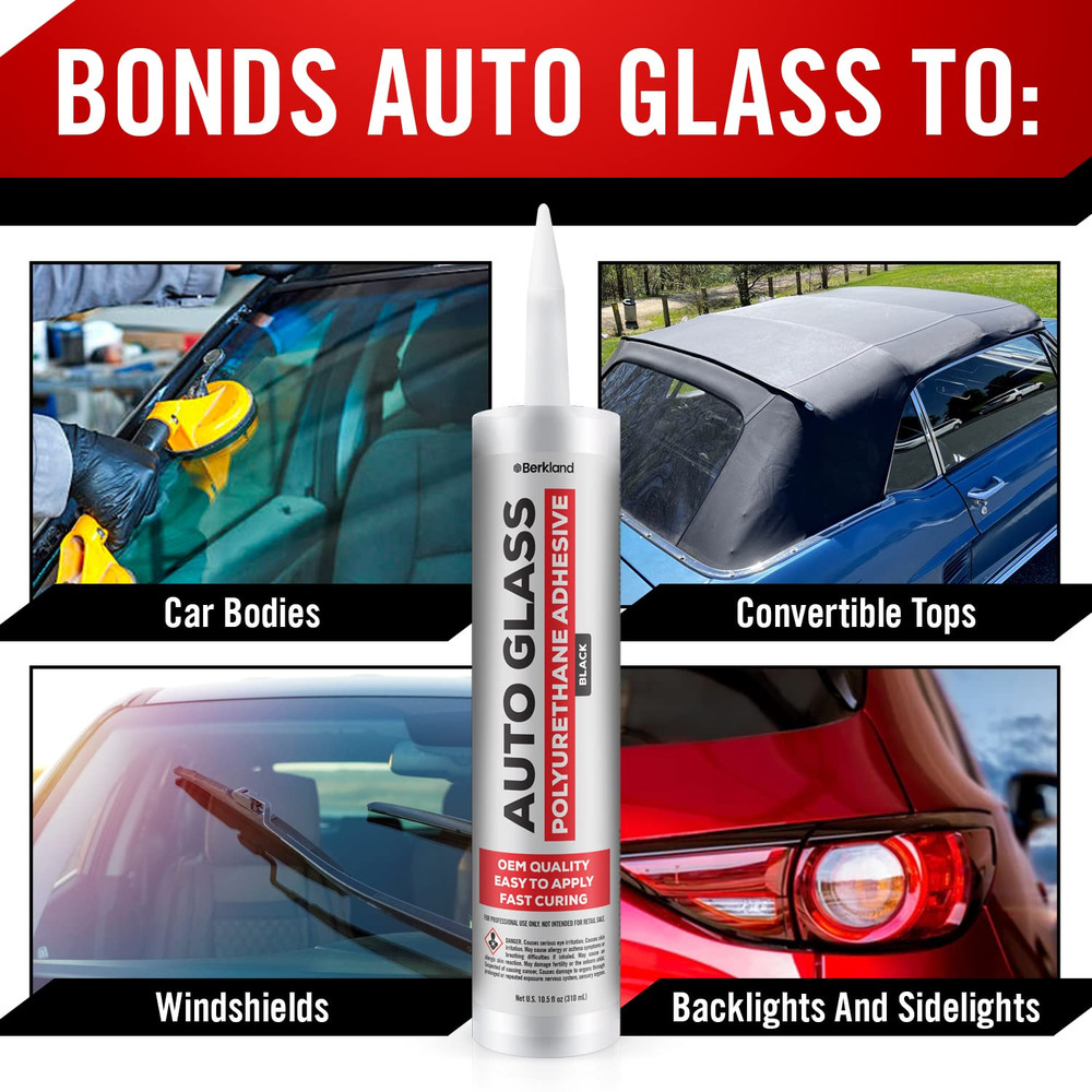 Polyurethane Windshield Adhesive with Fast Curing Formula - High Bond Strength W