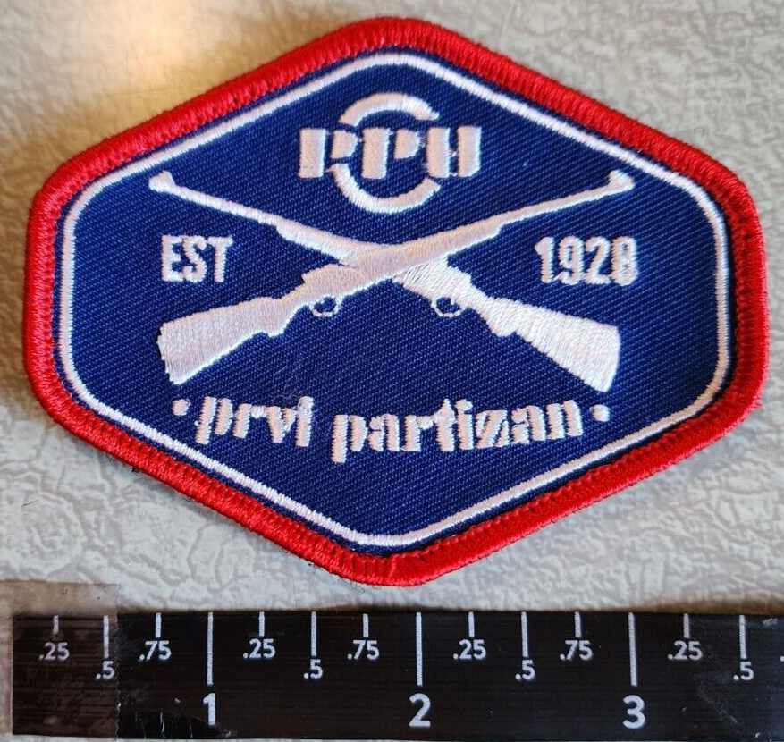 PPU Pri Partizan Cloth Hook Loop Backing Tactical Morale Patch Shot Show