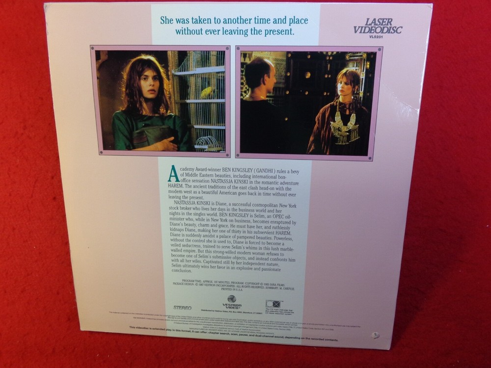 Harem (on Laserdisc) (not DVD)