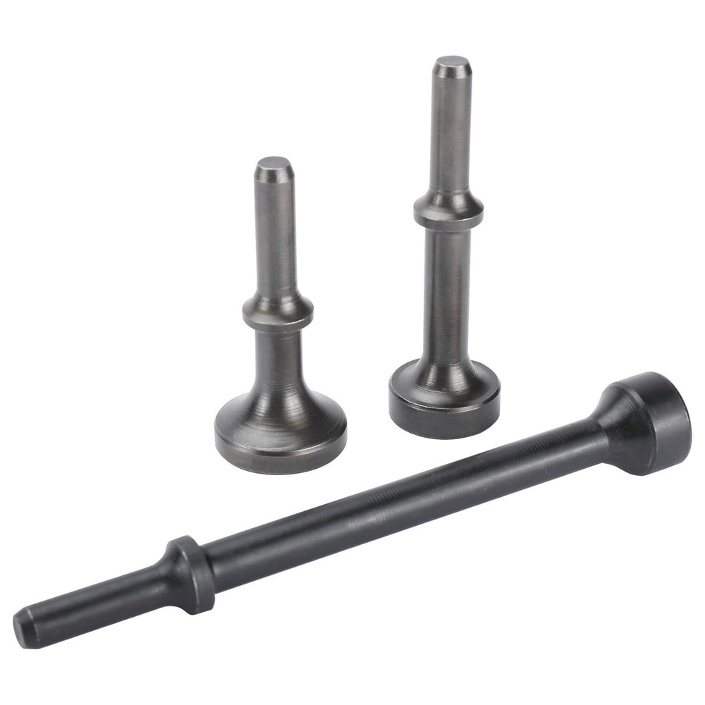 4Pcs Smoothing Pneumatic Air Hammer Bits Air Chisel Drill Bit Kit with Spring