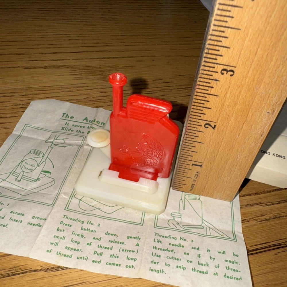 Vintage Automatic Needle Threader With Thread Cutter Made In Hong Kong