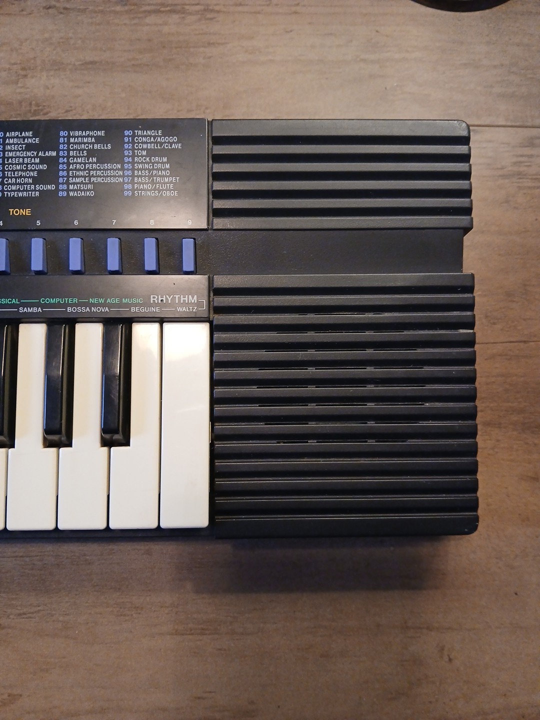 Casio SA-20 Electronic Keyboard 100 Sound Tone Bank Rhythm Super Accompaniment