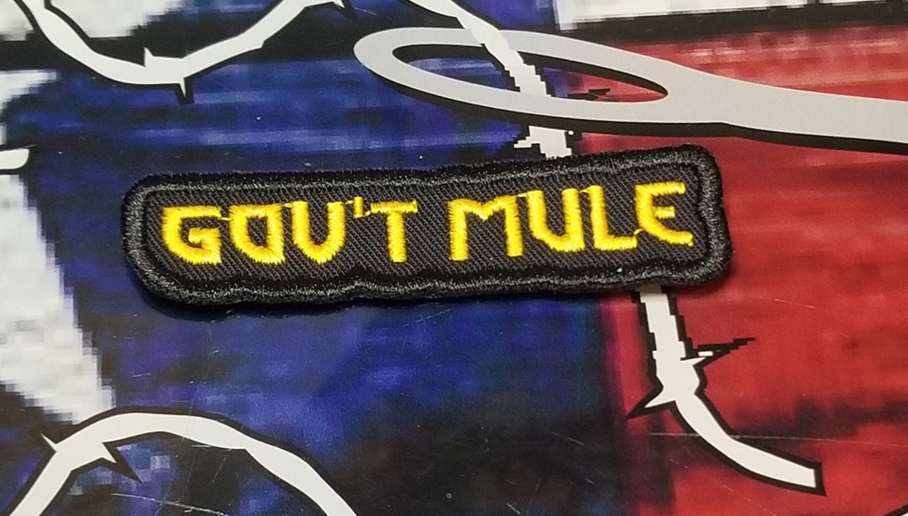 EMBROIDERED SMALL GOV'T MULE PATCH (Please Read Ad)