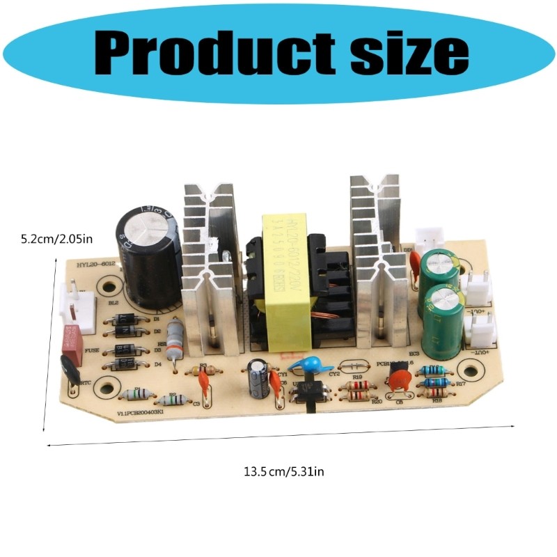 AC220 DC12V 5A 60W Power Convertsion Module Short Circuits Multiple Protections