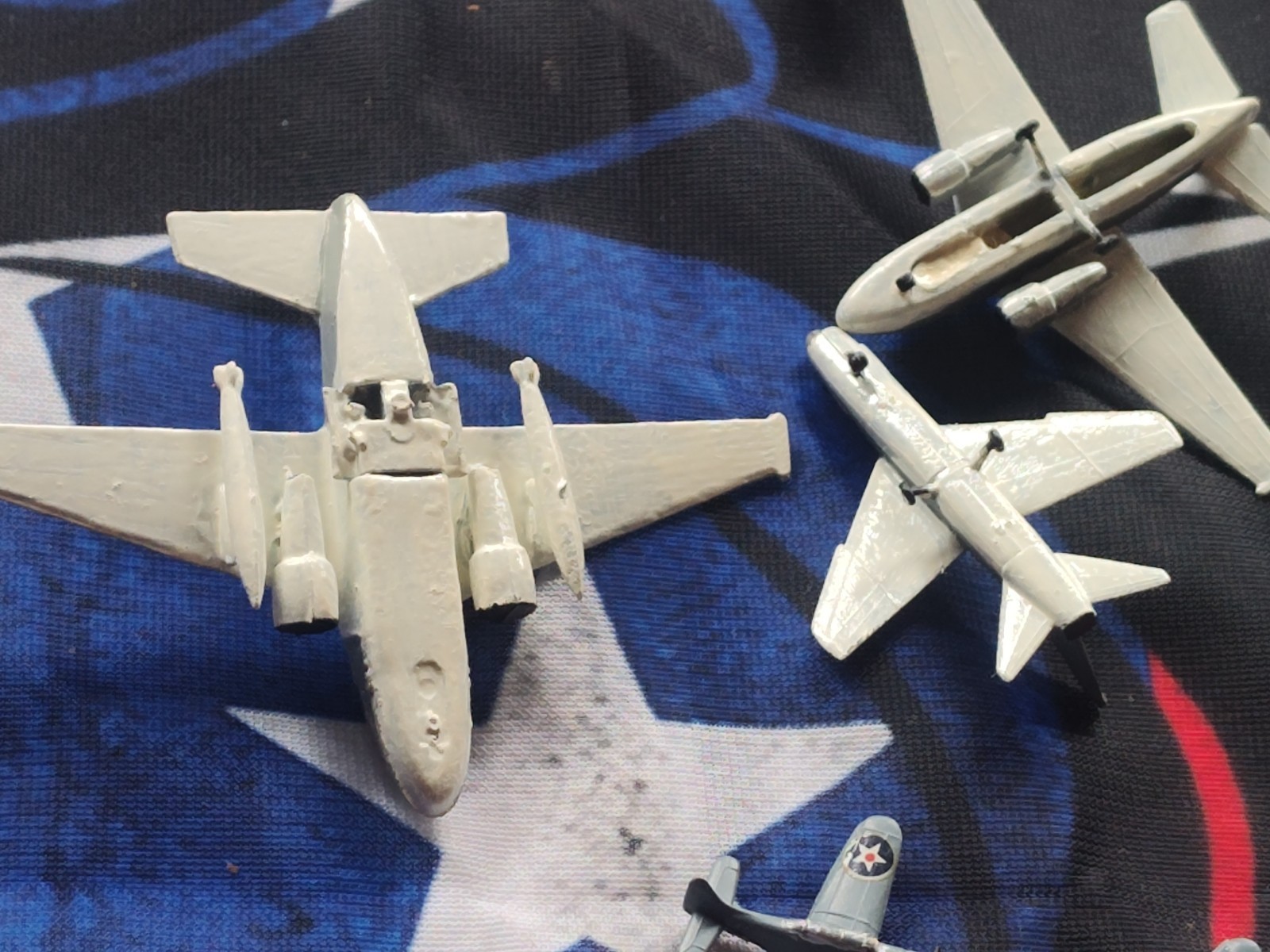 Lot Of 125+ Mini Built Model Airplanes For Aircraft Carriers Plastic 1/2"-2"Long