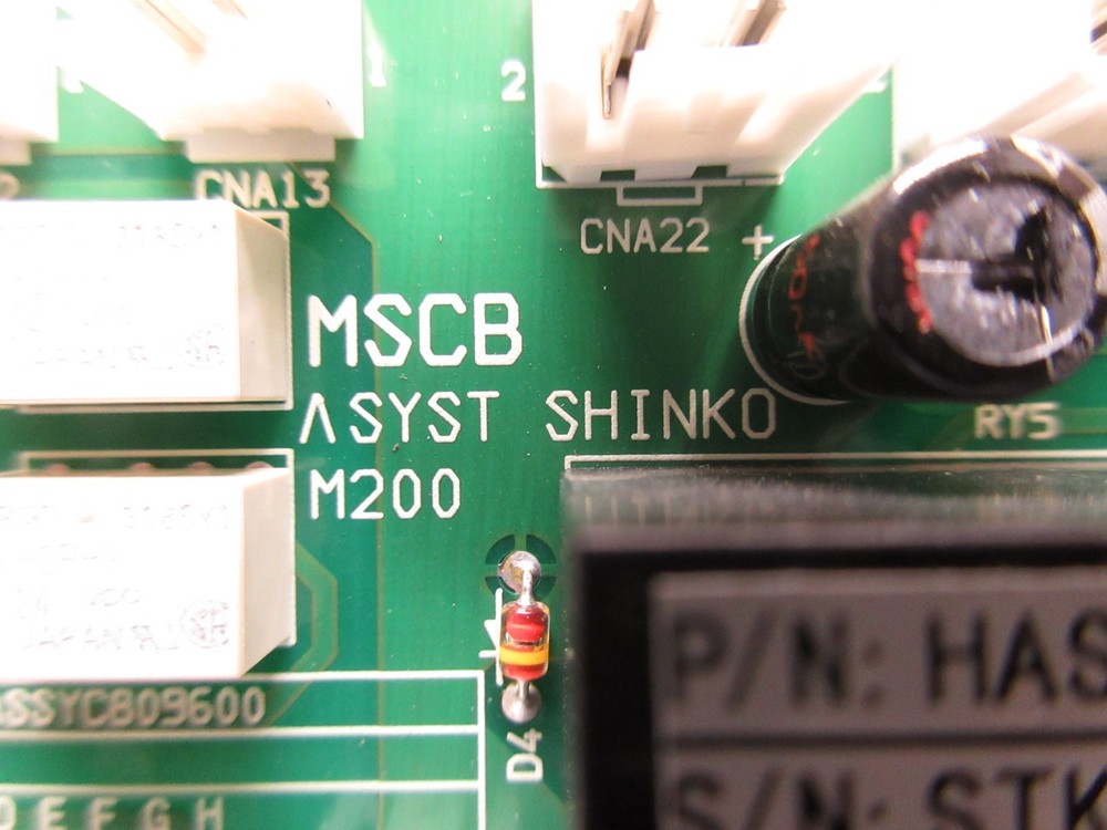 Asyst Shinko HASSYC809600 Interface Board PCB MSCB M200 Used Working