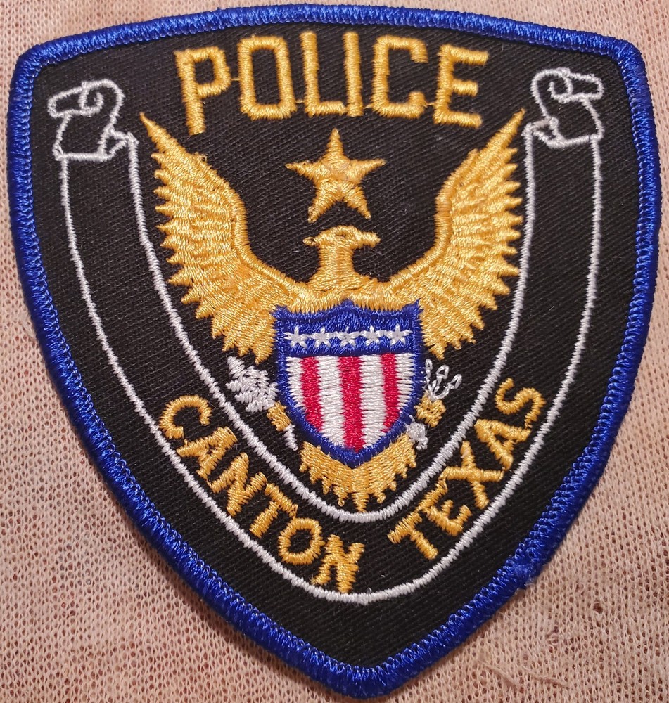 TX Canton Texas Police Patch