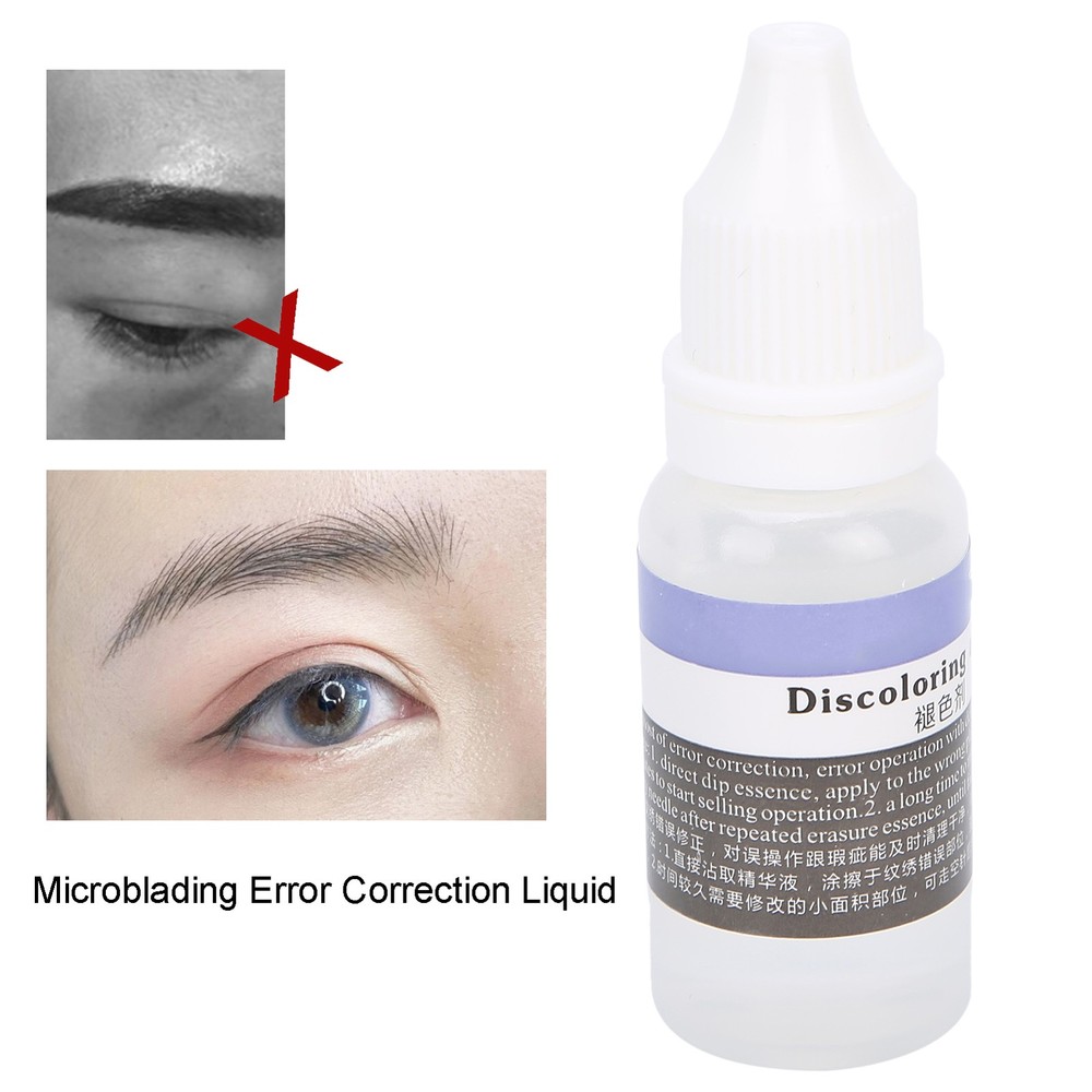 15ml Permanent Makeup Pigment Removal Liquid Microblading Error Correction WT