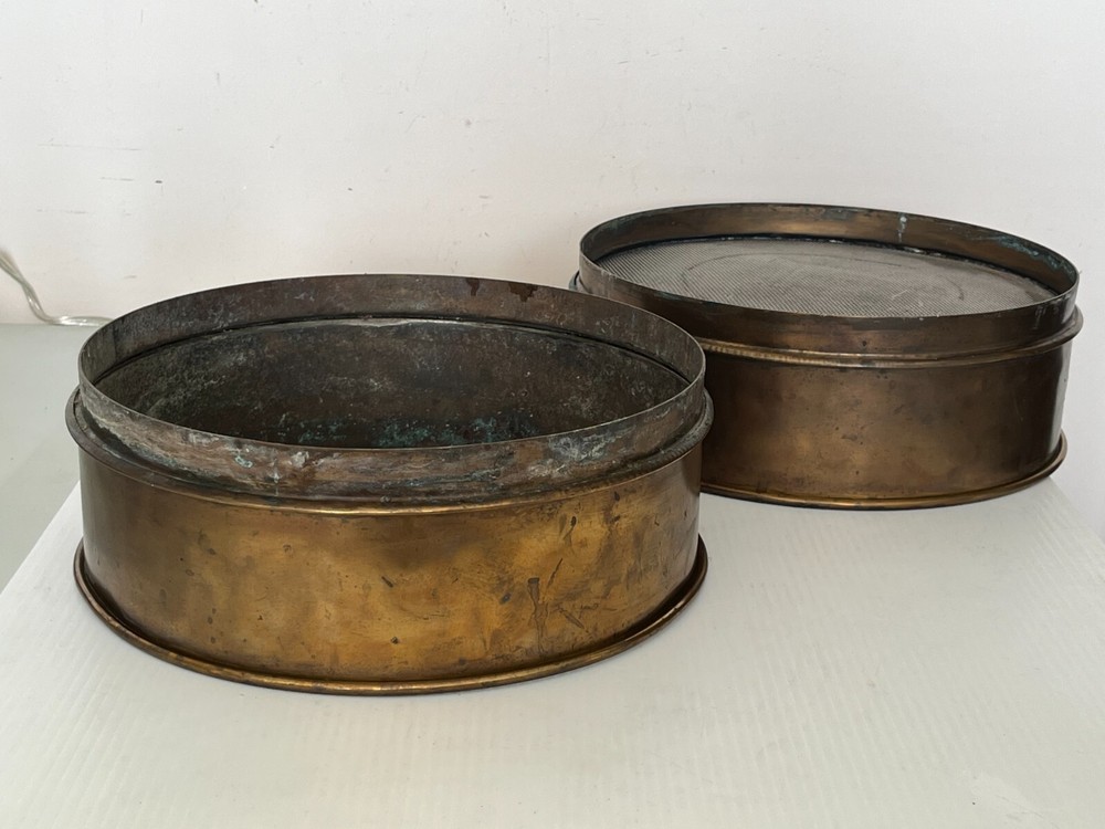 Vintage Stacking 2 Pc Tyler Standard Screen Scale Mining Tool Testing