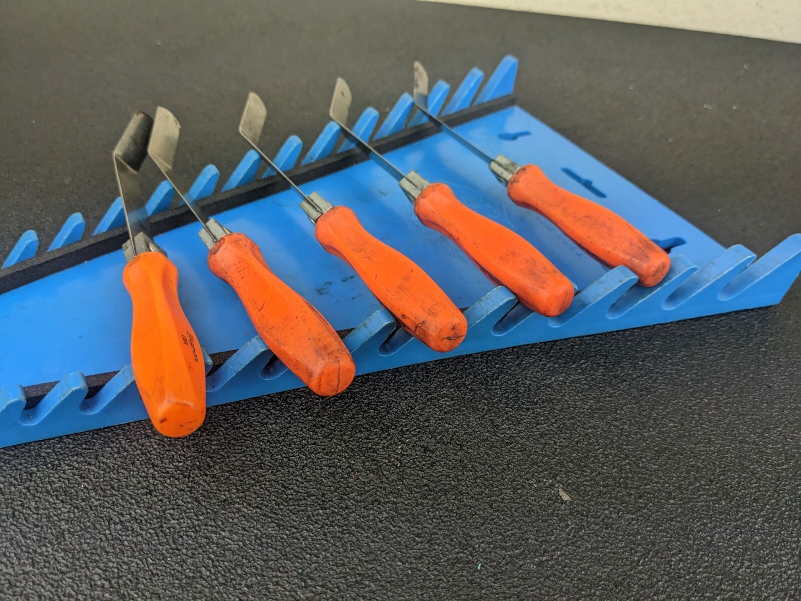 #bk608 Snap-On Tools Orange E-Z Grip Feeler Gauges from FB333O Set