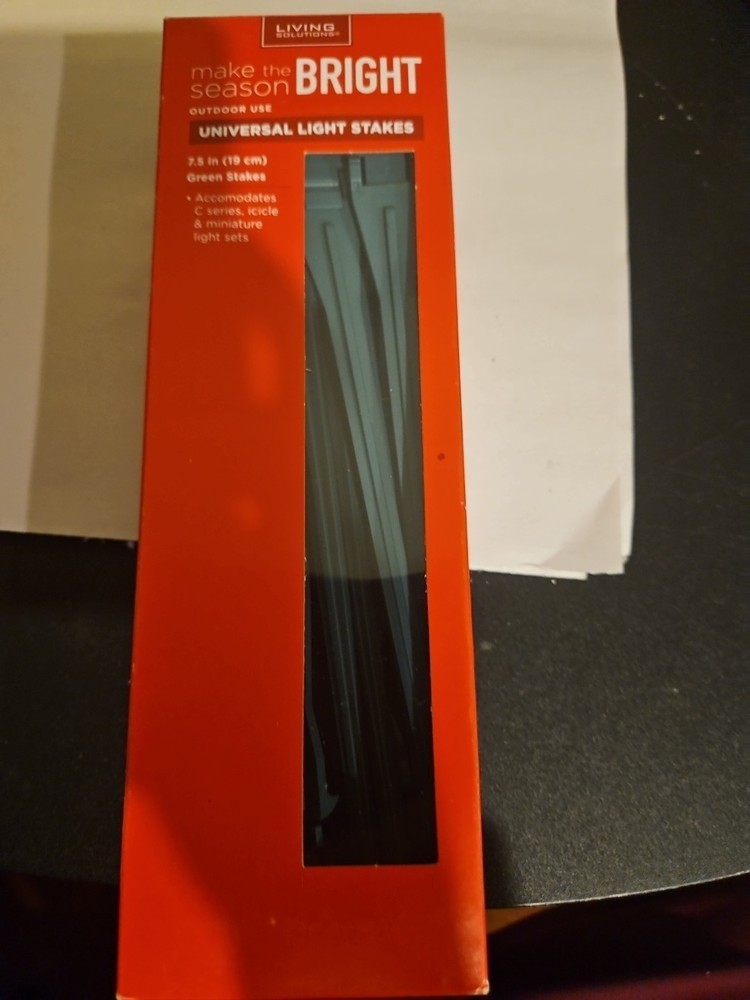 Living Solutions Universal Light Stakes 25 ct.