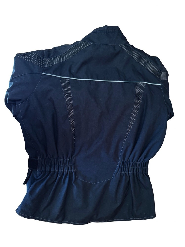 PortoGear Black Motorcycle Jacket With Elbow Pad