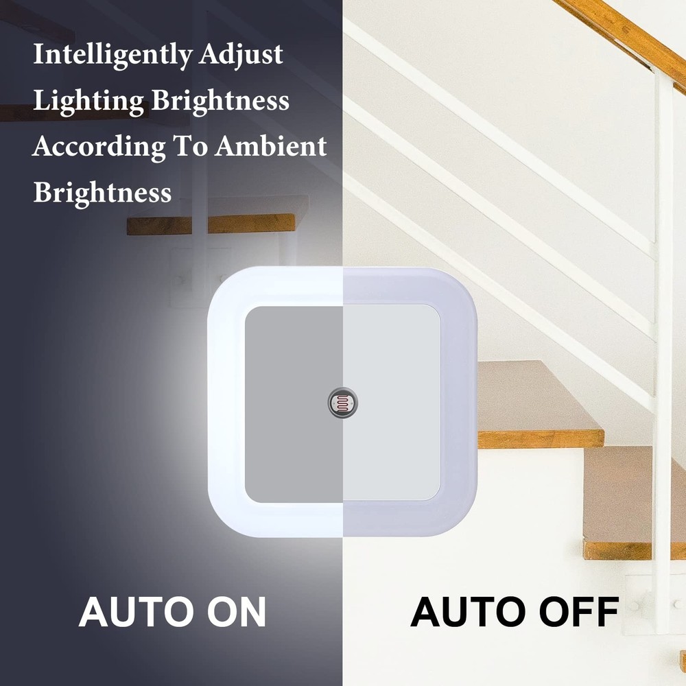 Tuanse 48 Pack LED Night Lights Plug into Wall Smart Sensor Sensor Automatic ...