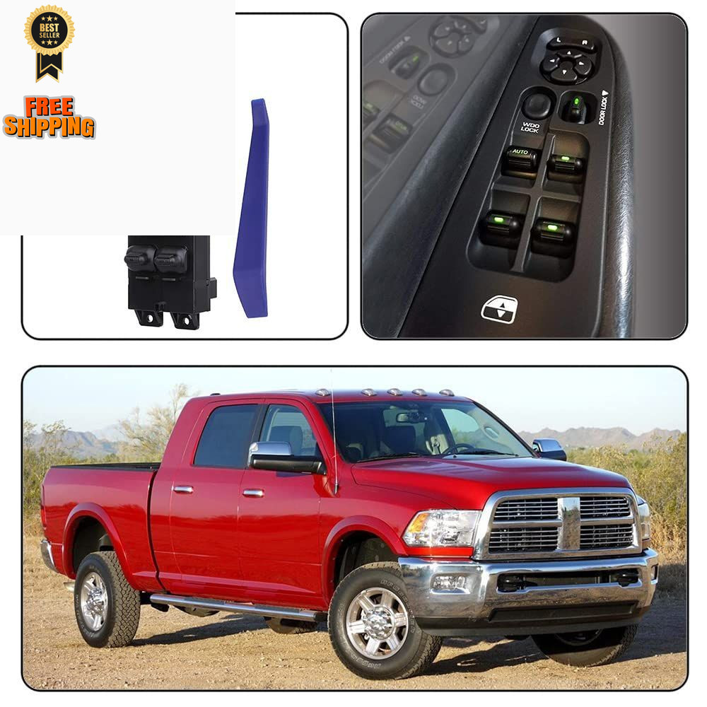 Obaee Driver Side Window Switch Power Control Compatible with 01-03 Dodge...